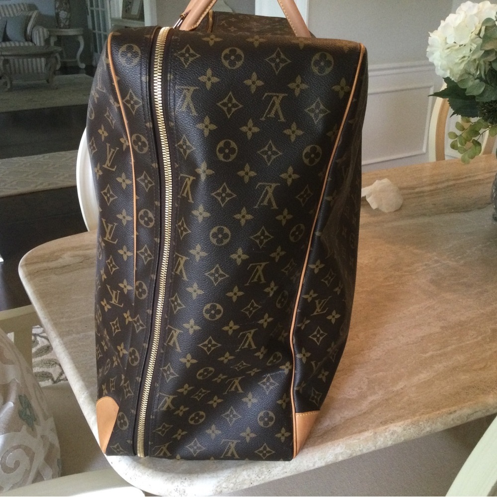 Louis Vuitton Monogram Canvas Brown and Tan Travel Duffel - Picture 2 of 16